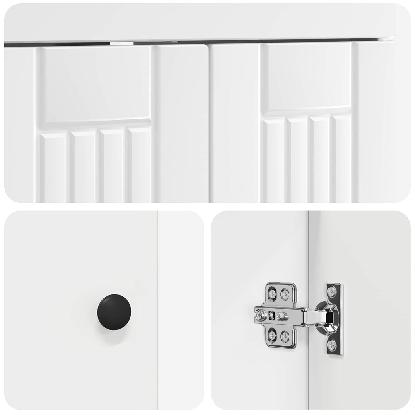 Bathroom Furniture Set White 78.5 x 37.5 x 81 cm
