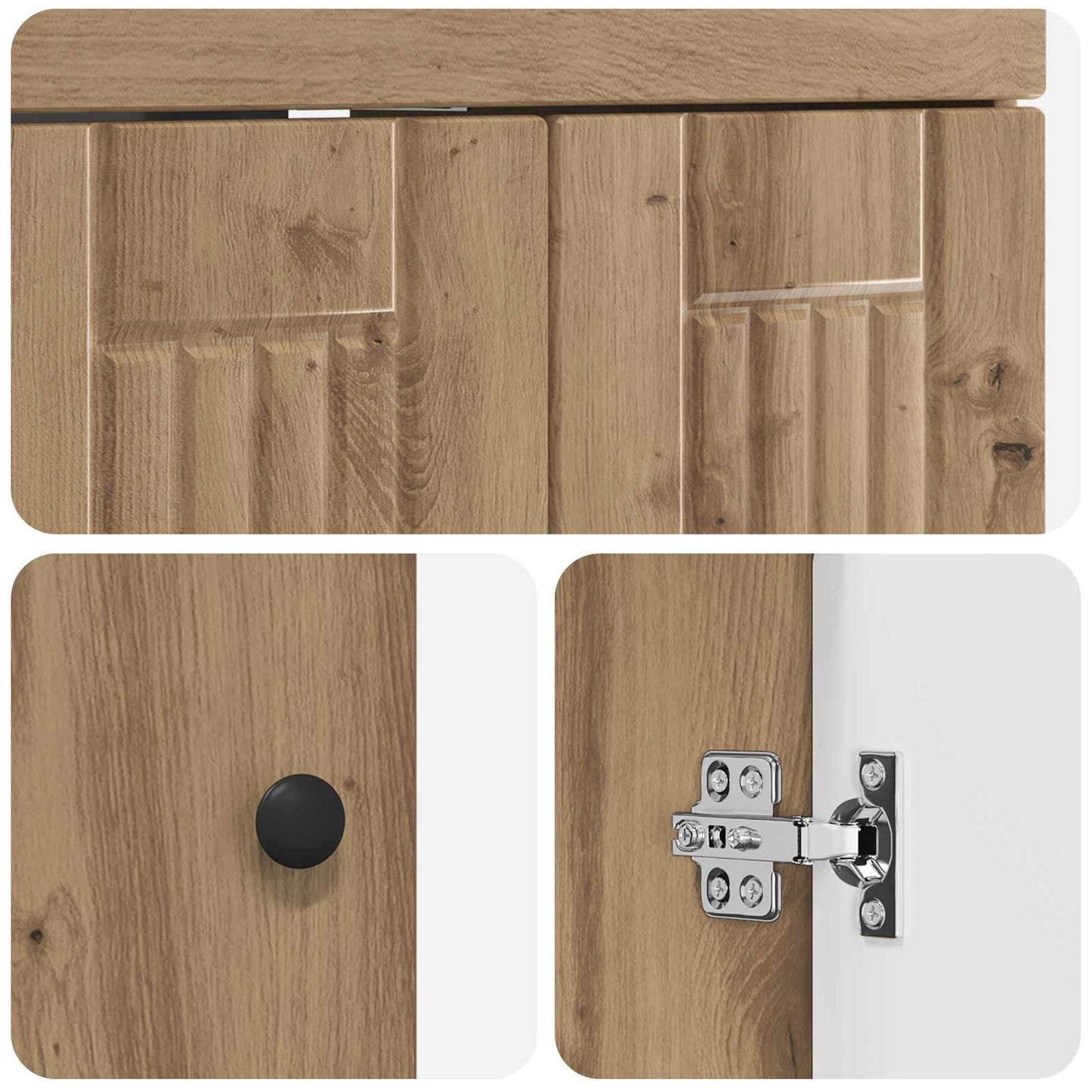 Bathroom Furniture Set Artisan Oak 78.5 x 37.5 x 81 cm