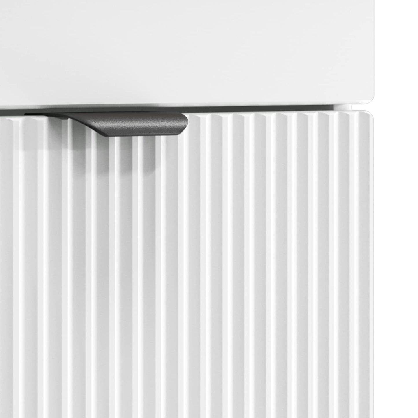 Bathroom Furniture Set White Engineered Wood