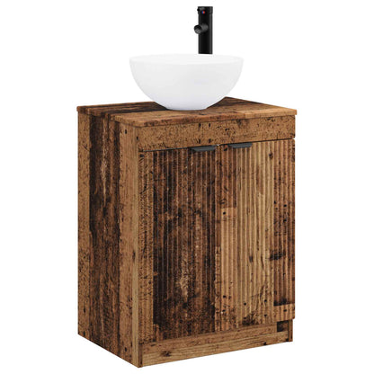 Bathroom Furniture Set Old Wood Engineered Wood
