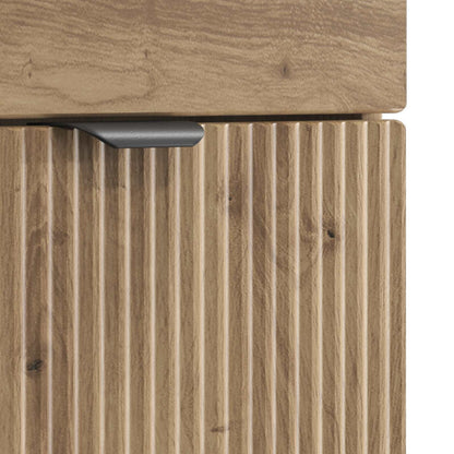 Bathroom Furniture Set Artisan Oak Engineered Wood