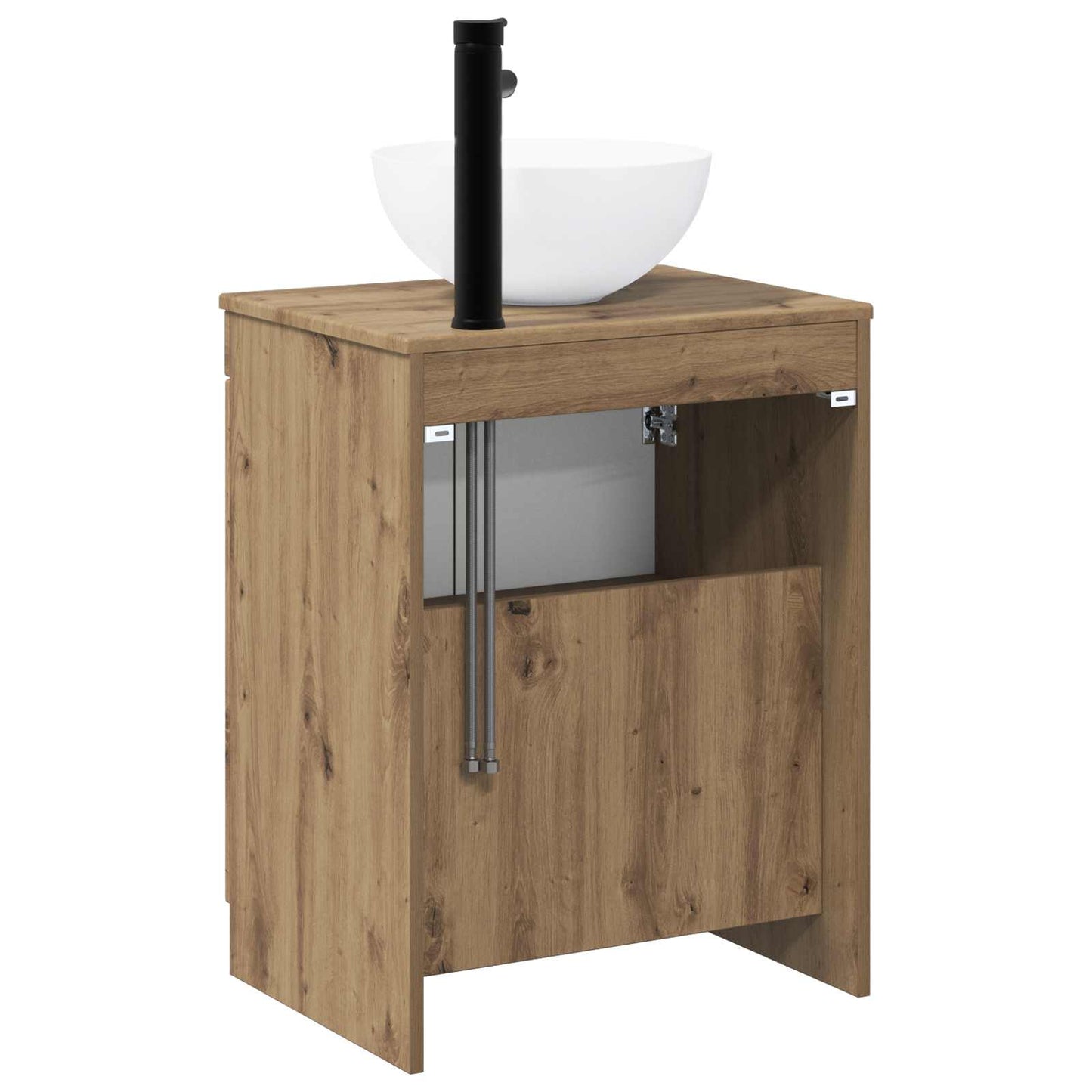 Bathroom Furniture Set Artisan Oak Engineered Wood
