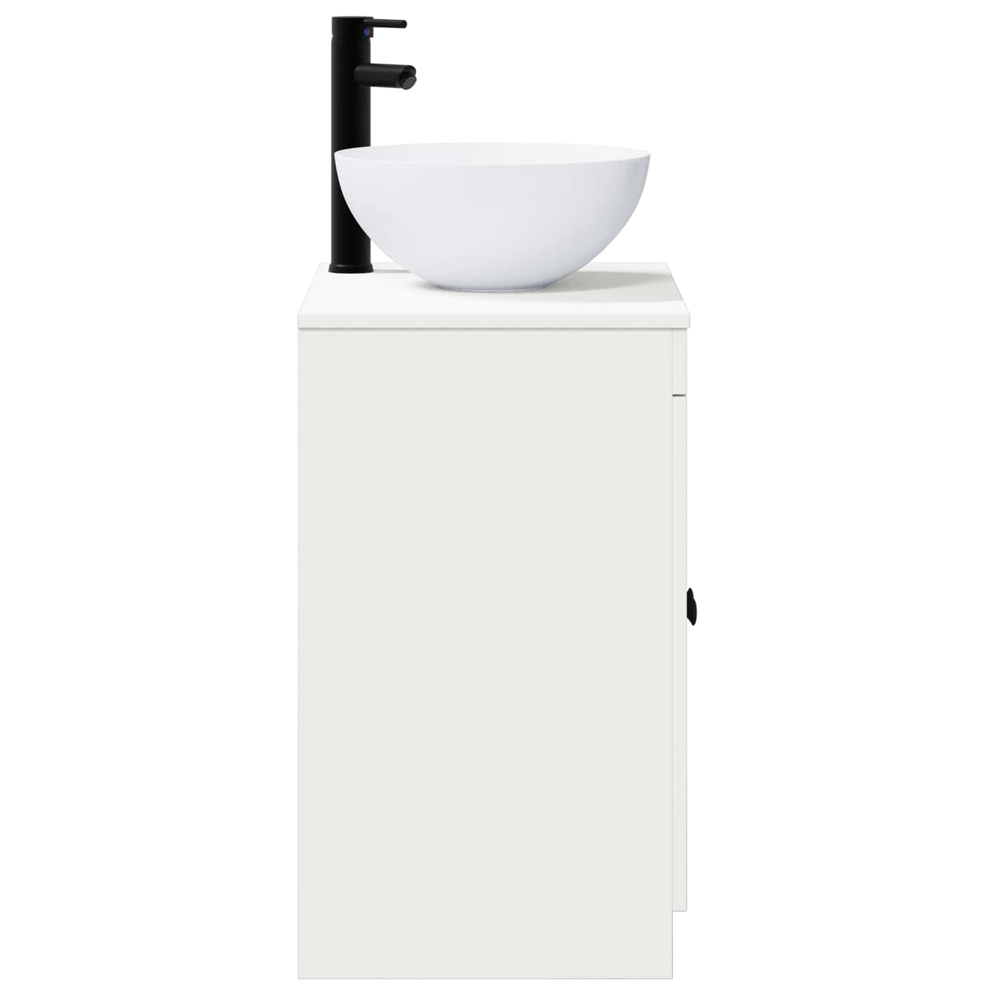 Bathroom Furniture Set White Engineered Wood