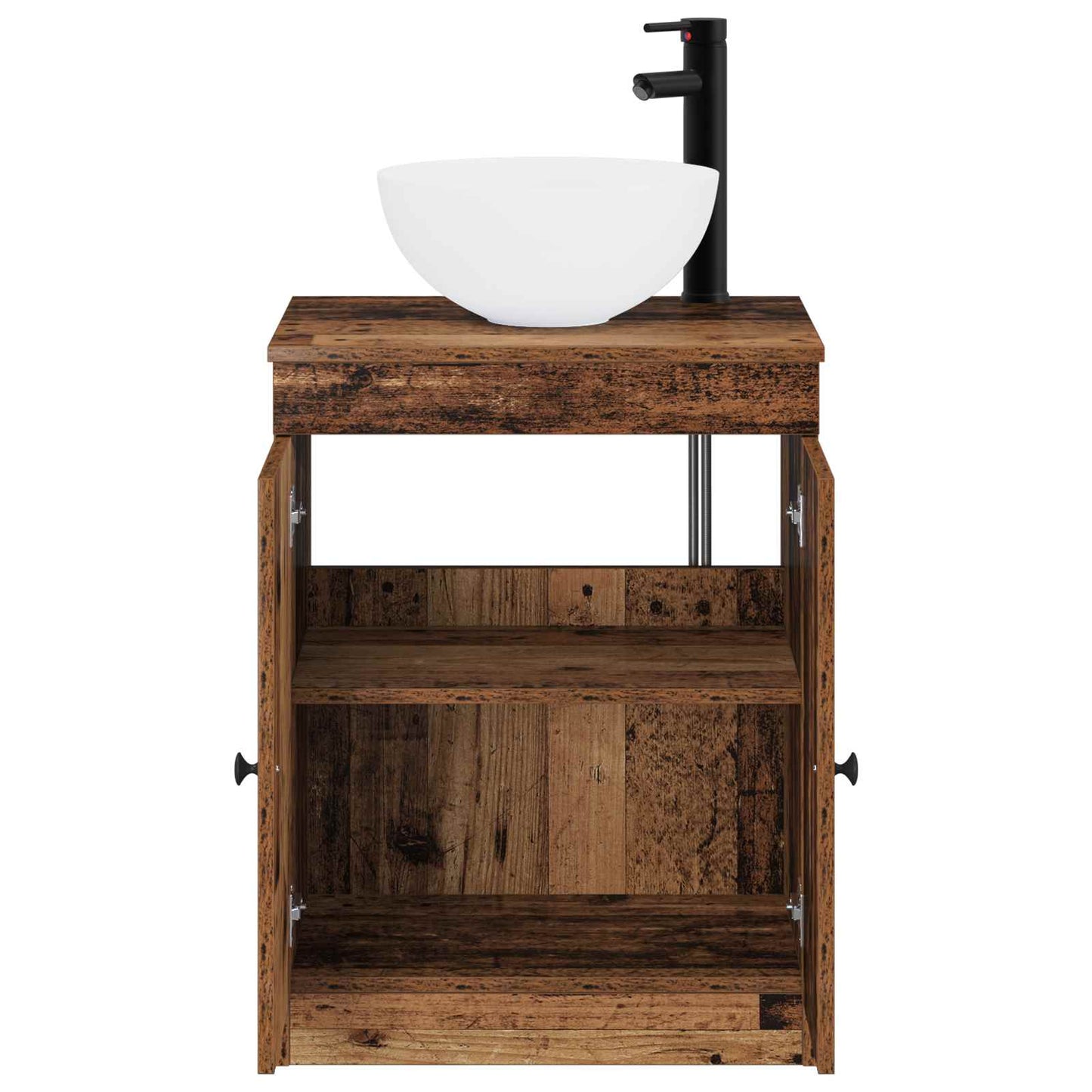 Bathroom Furniture Set Old Wood Engineered Wood
