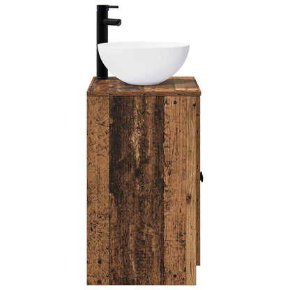 Bathroom Furniture Set Old Wood Engineered Wood