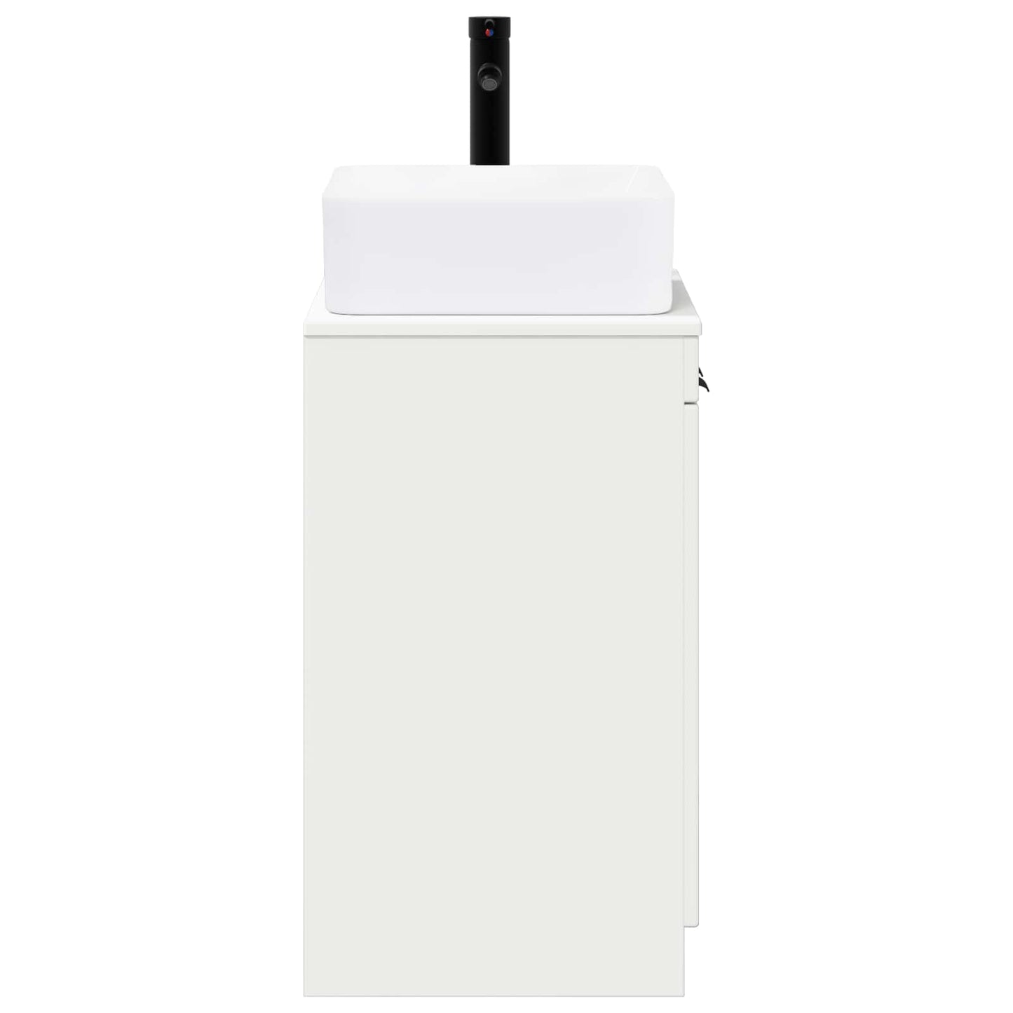 Bathroom Furniture Set White Engineered Wood
