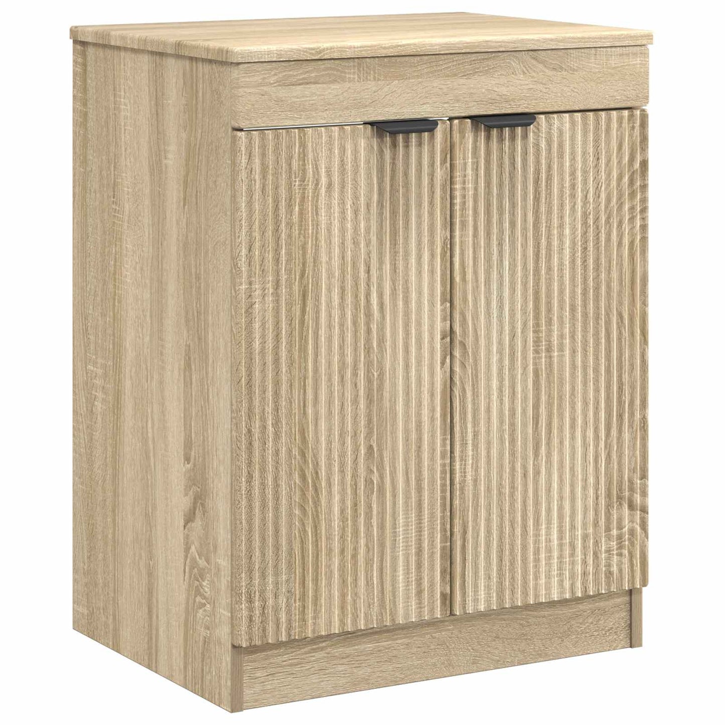 Bathroom Furniture Set Sonoma Oak Engineered Wood