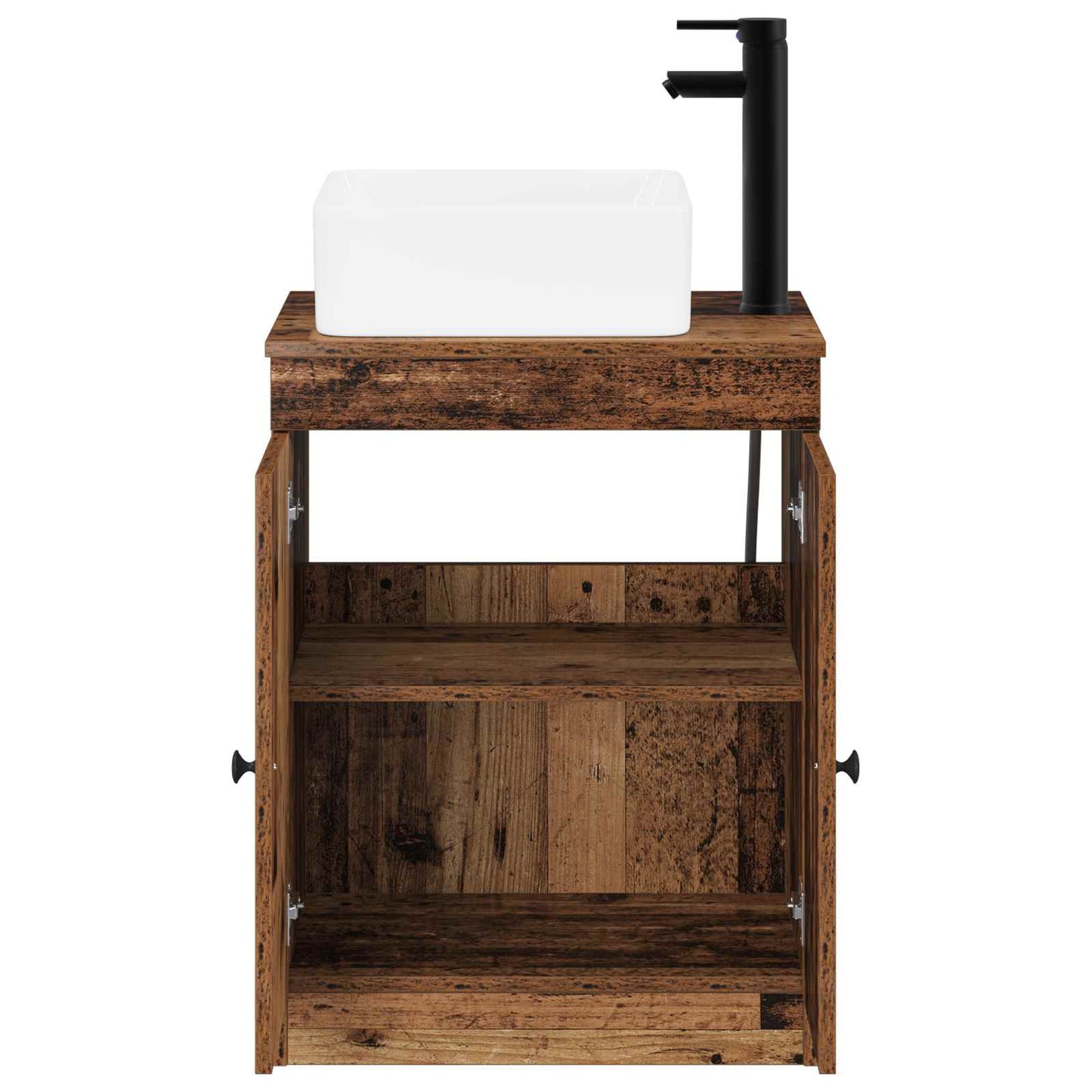 Bathroom Furniture Set Old Wood Engineered Wood
