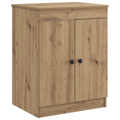 Bathroom Furniture Set Artisan Oak Engineered Wood