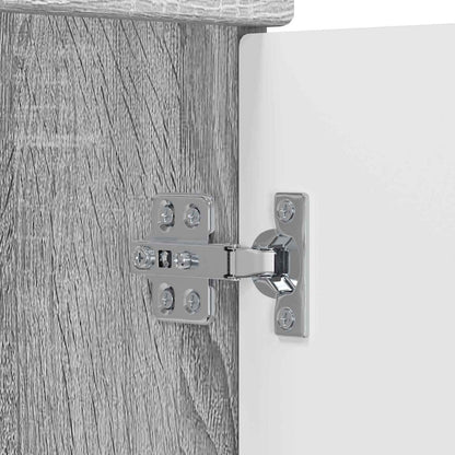 Bathroom Furniture Set Grey Sonoma Engineered Wood