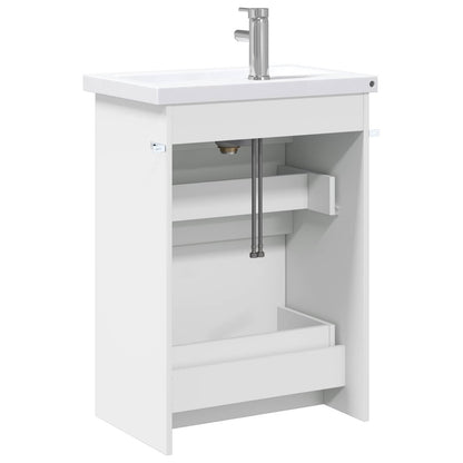 Bathroom Furniture Set White 61 x 40 x 84.5 cm Engineered Wood