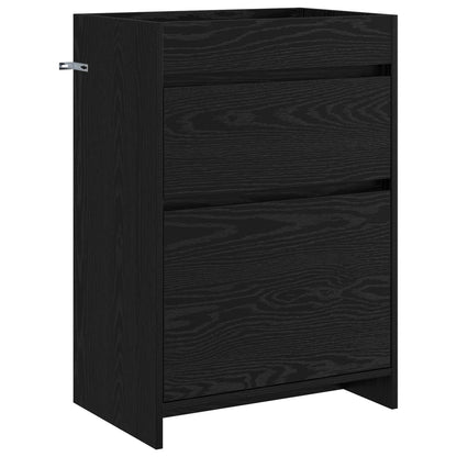 Bathroom Furniture Set Black Oak 61 x 40 x 84.5 cm