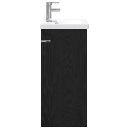Bathroom Furniture Set Black Oak 61 x 40 x 84.5 cm