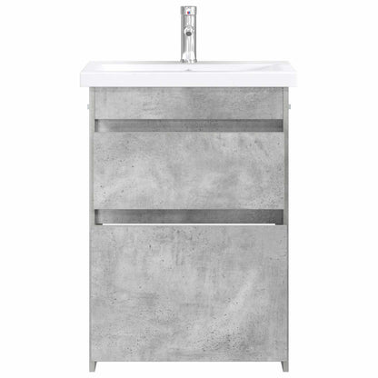 Bathroom Furniture Set Concrete Grey 61 x 40 x 84.5 cm