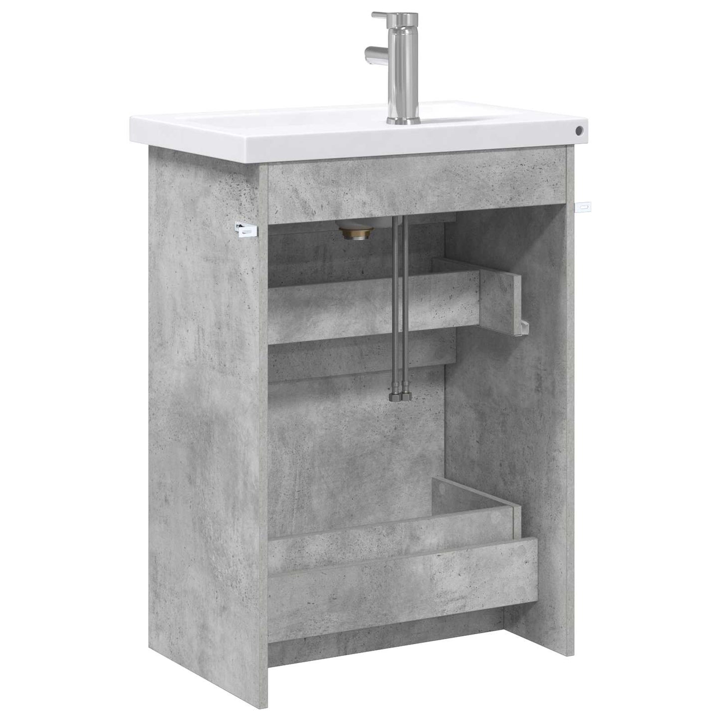 Bathroom Furniture Set Concrete Grey 61 x 40 x 84.5 cm