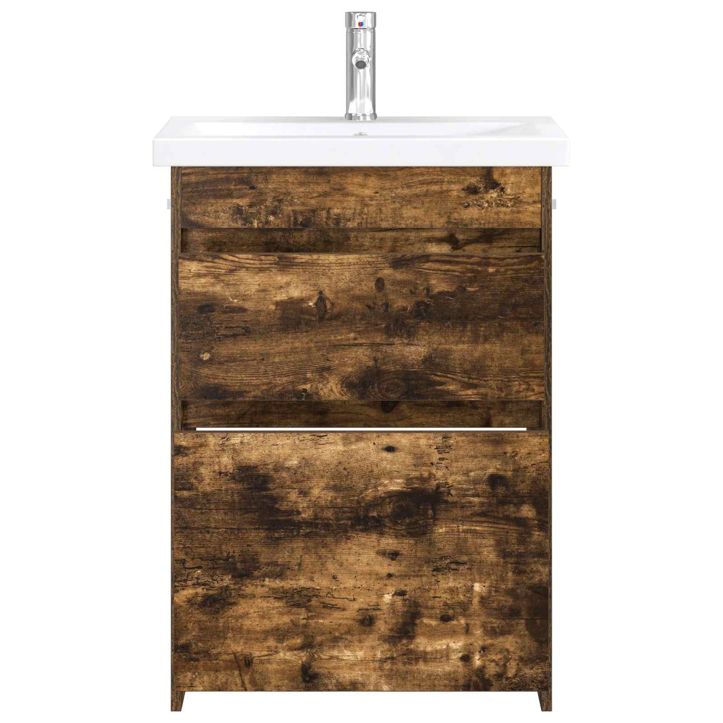 Bathroom Furniture Set Smoked Oak 61 x 40 x 84.5 cm
