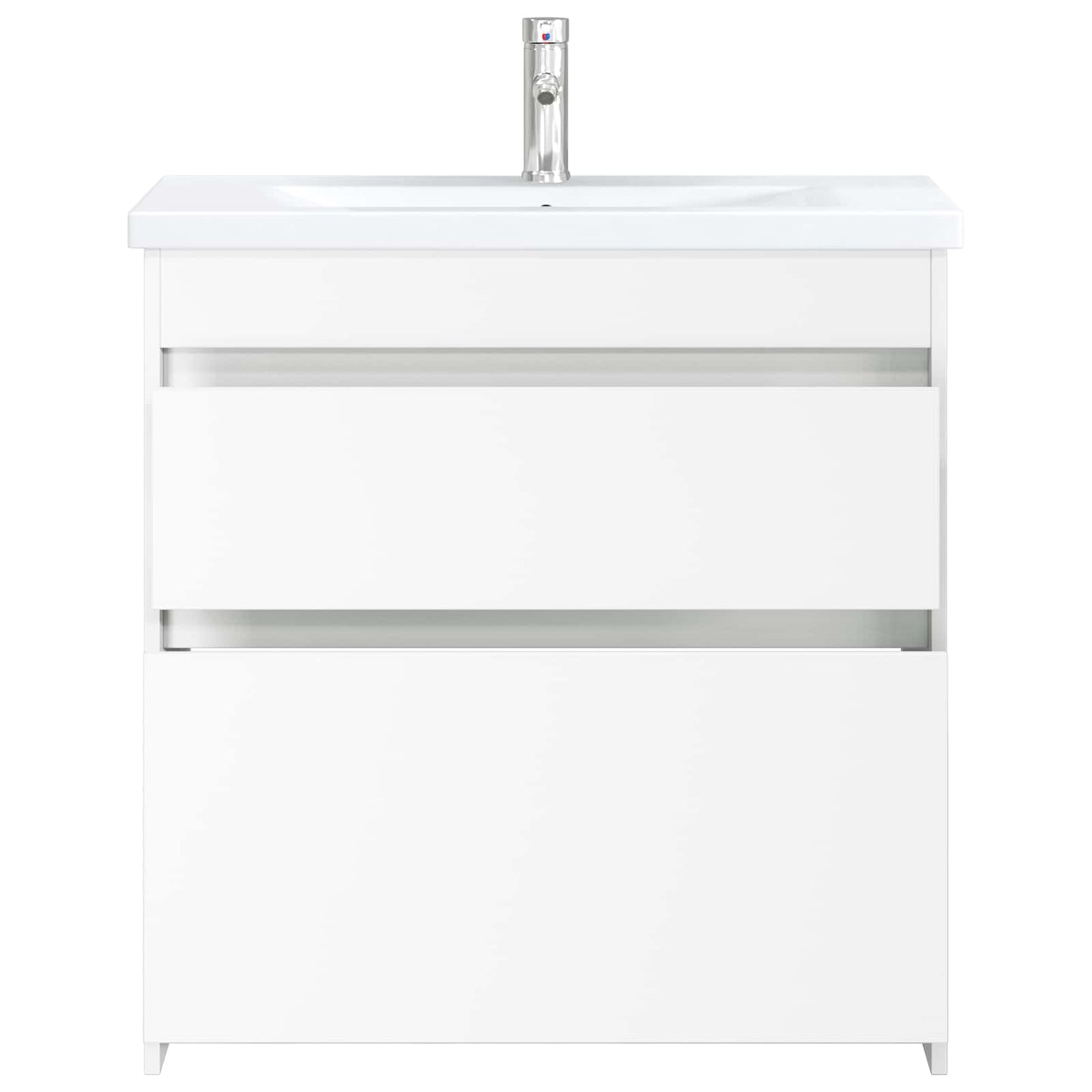 Bathroom Furniture Set White 81 x 40 x 84.5 cm Engineered Wood