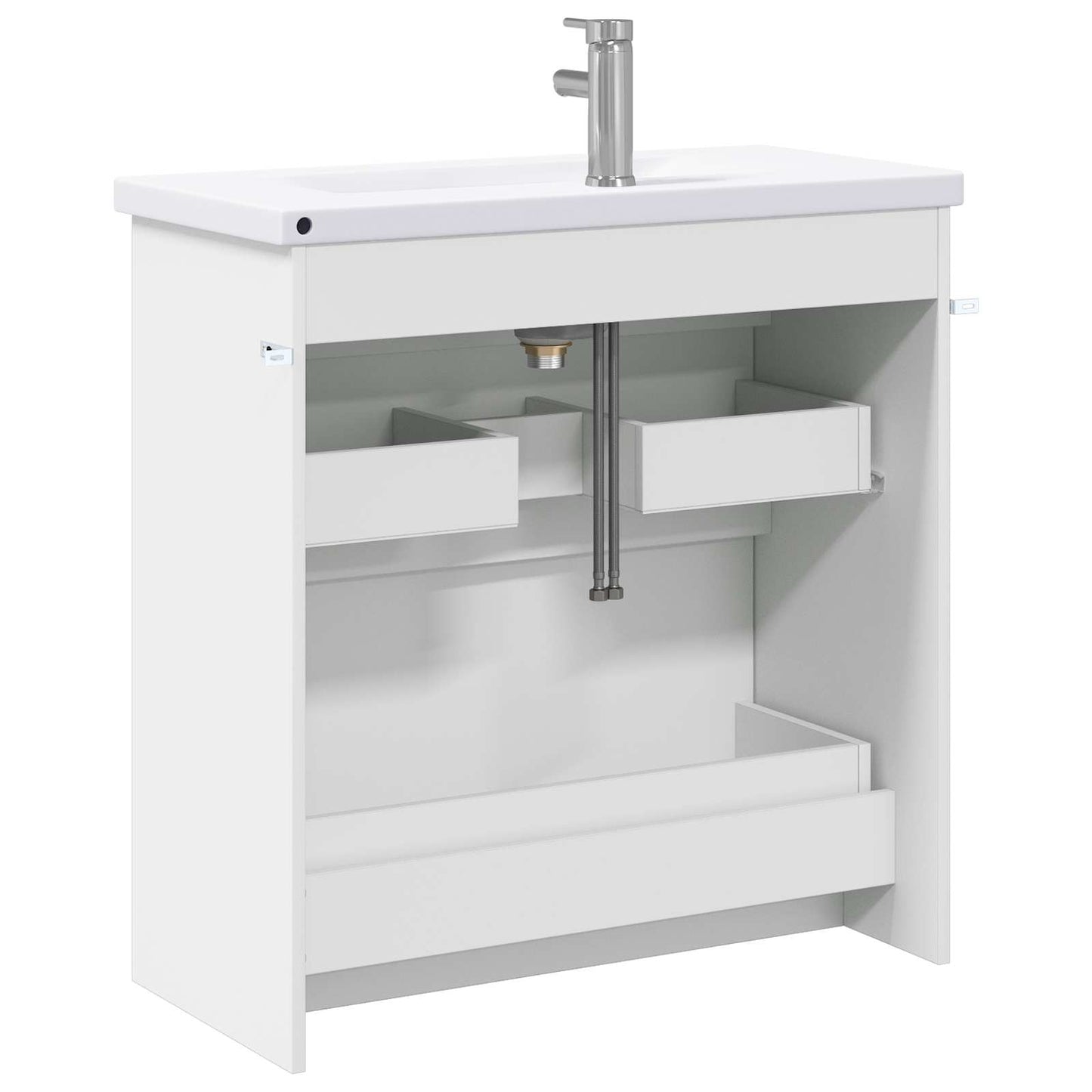 Bathroom Furniture Set White 81 x 40 x 84.5 cm Engineered Wood