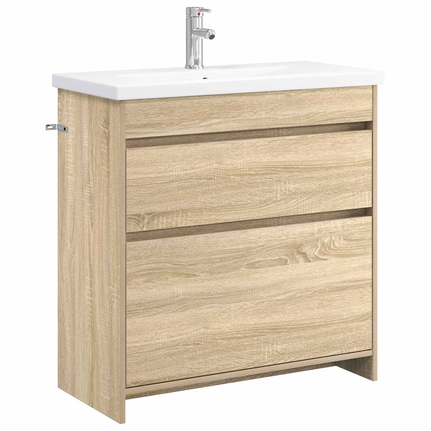 Bathroom Furniture Set Sonoma Oak 81 x 40 x 84.5 cm