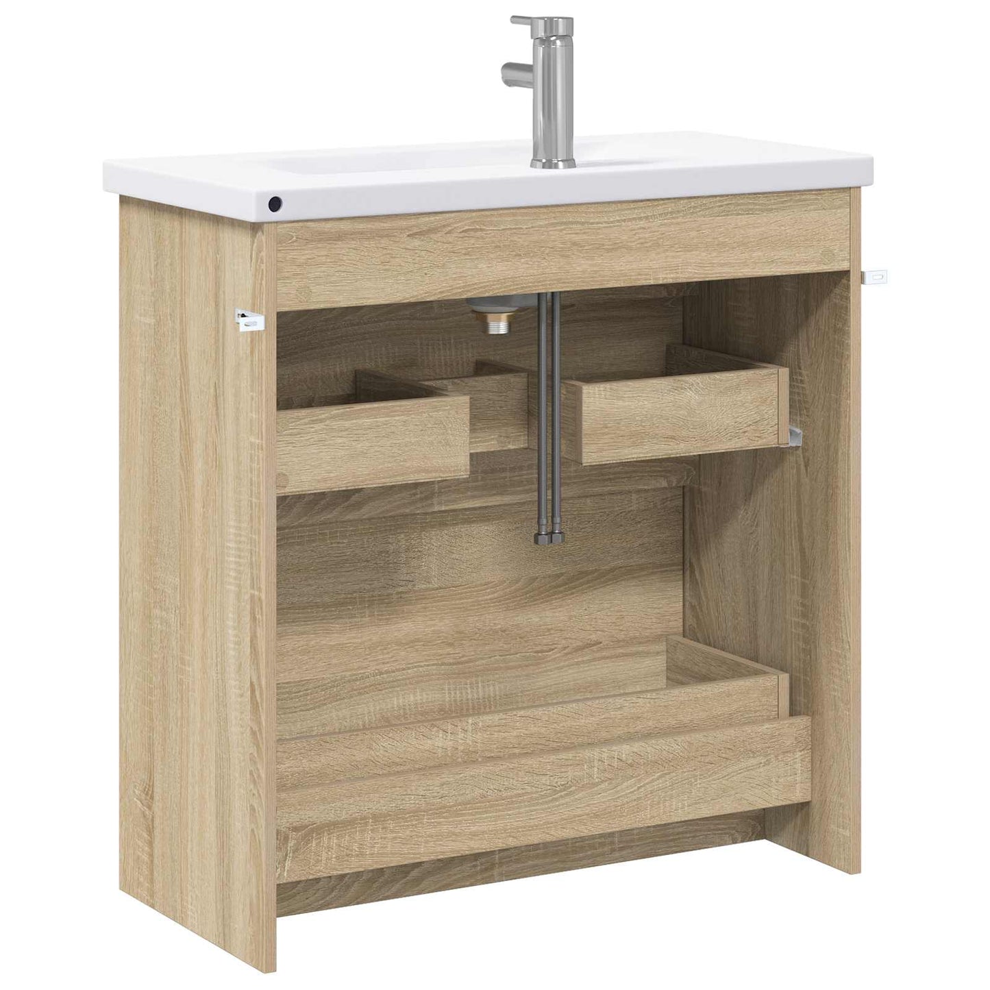 Bathroom Furniture Set Sonoma Oak 81 x 40 x 84.5 cm
