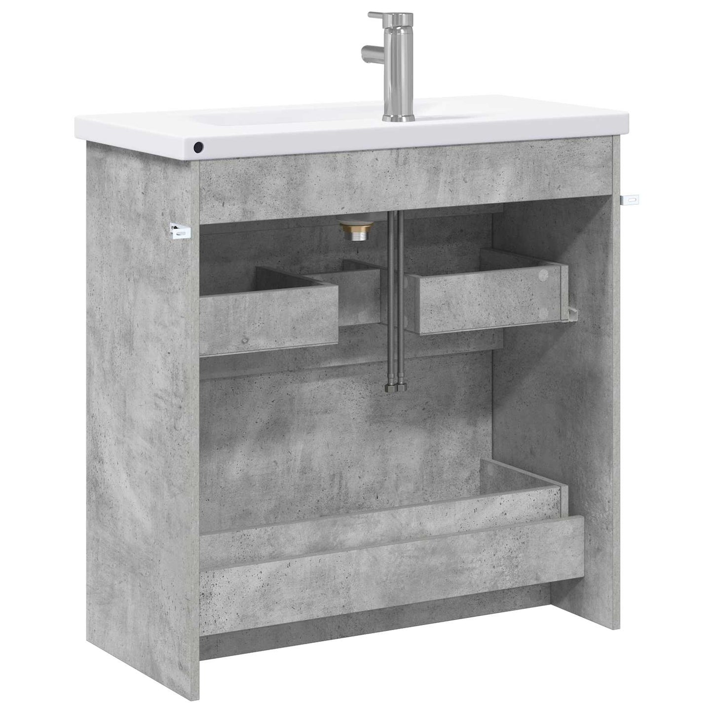 Bathroom Furniture Set Concrete Grey 81 x 40 x 84.5 cm