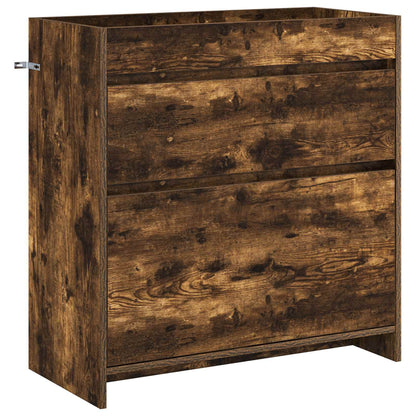 Bathroom Furniture Set Smoked Oak 81 x 40 x 84.5 cm