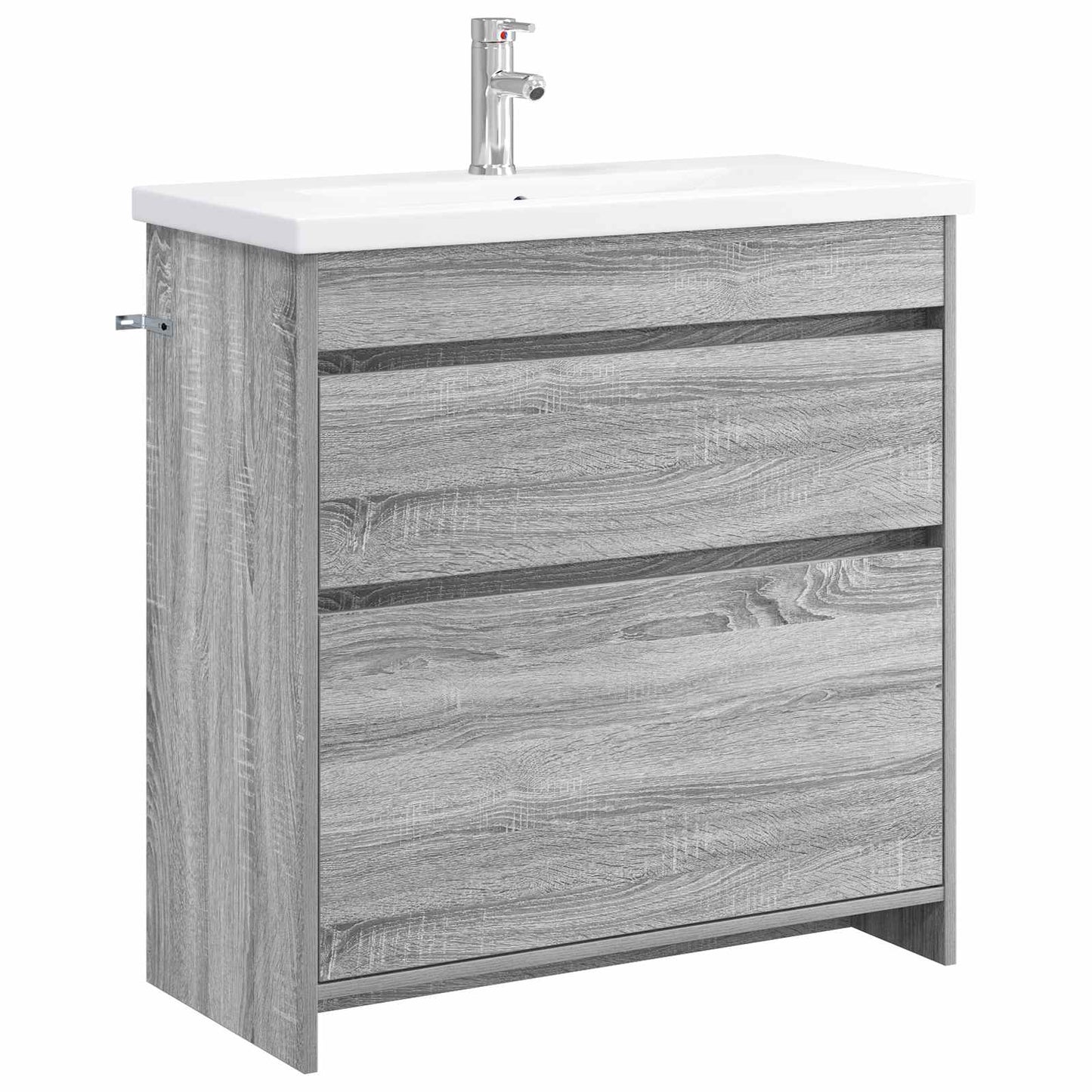 Bathroom Furniture Set Grey Sonoma 81 x 40 x 84.5 cm