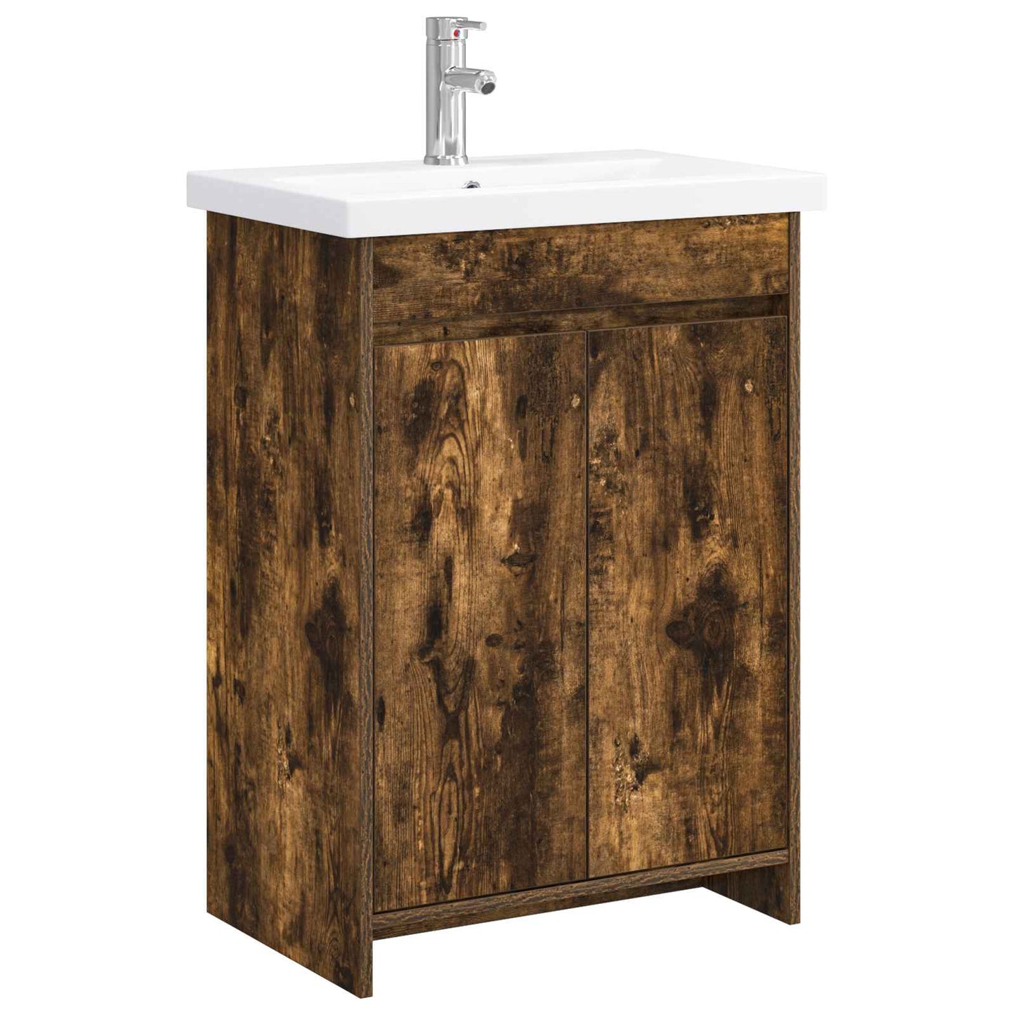 Bathroom Furniture Set Smoked Oak 61 x 40 x 84.5 cm