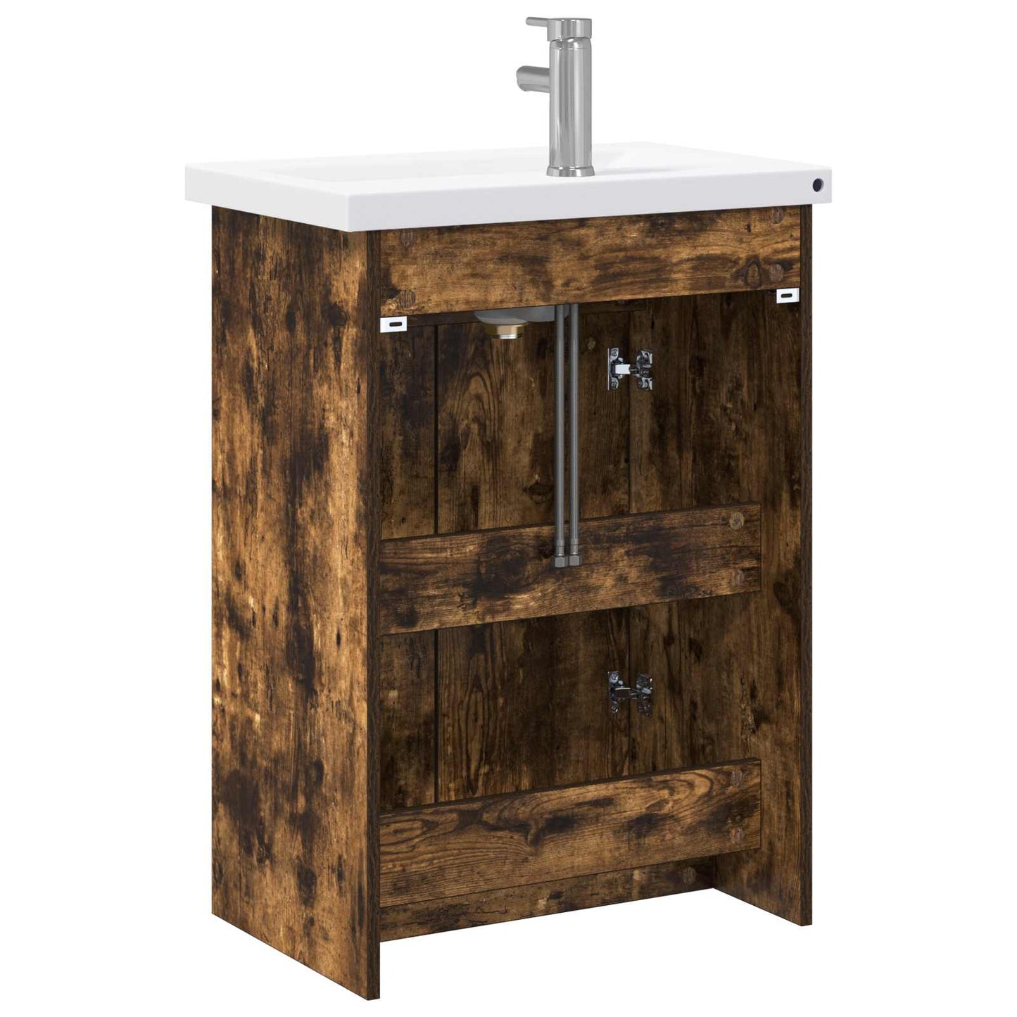 Bathroom Furniture Set Smoked Oak 61 x 40 x 84.5 cm