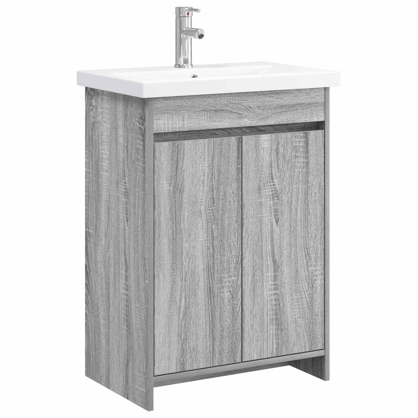 Bathroom Furniture Set Grey Sonoma 61 x 40 x 84.5 cm