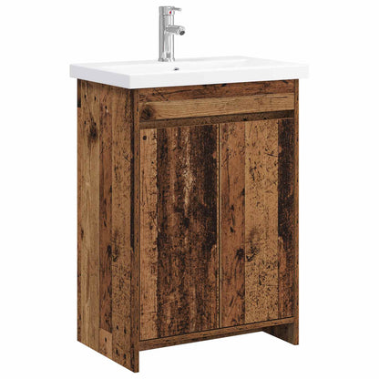 Bathroom Furniture Set Old Wood 61 x 40 x 84.5 cm