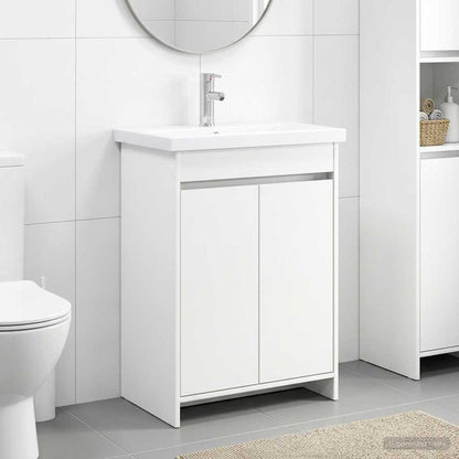 Bathroom Furniture Set White 81 x 40 x 84.5 cm Engineered Wood