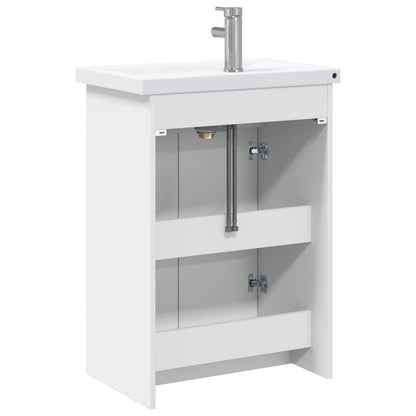 Bathroom Furniture Set White 81 x 40 x 84.5 cm Engineered Wood