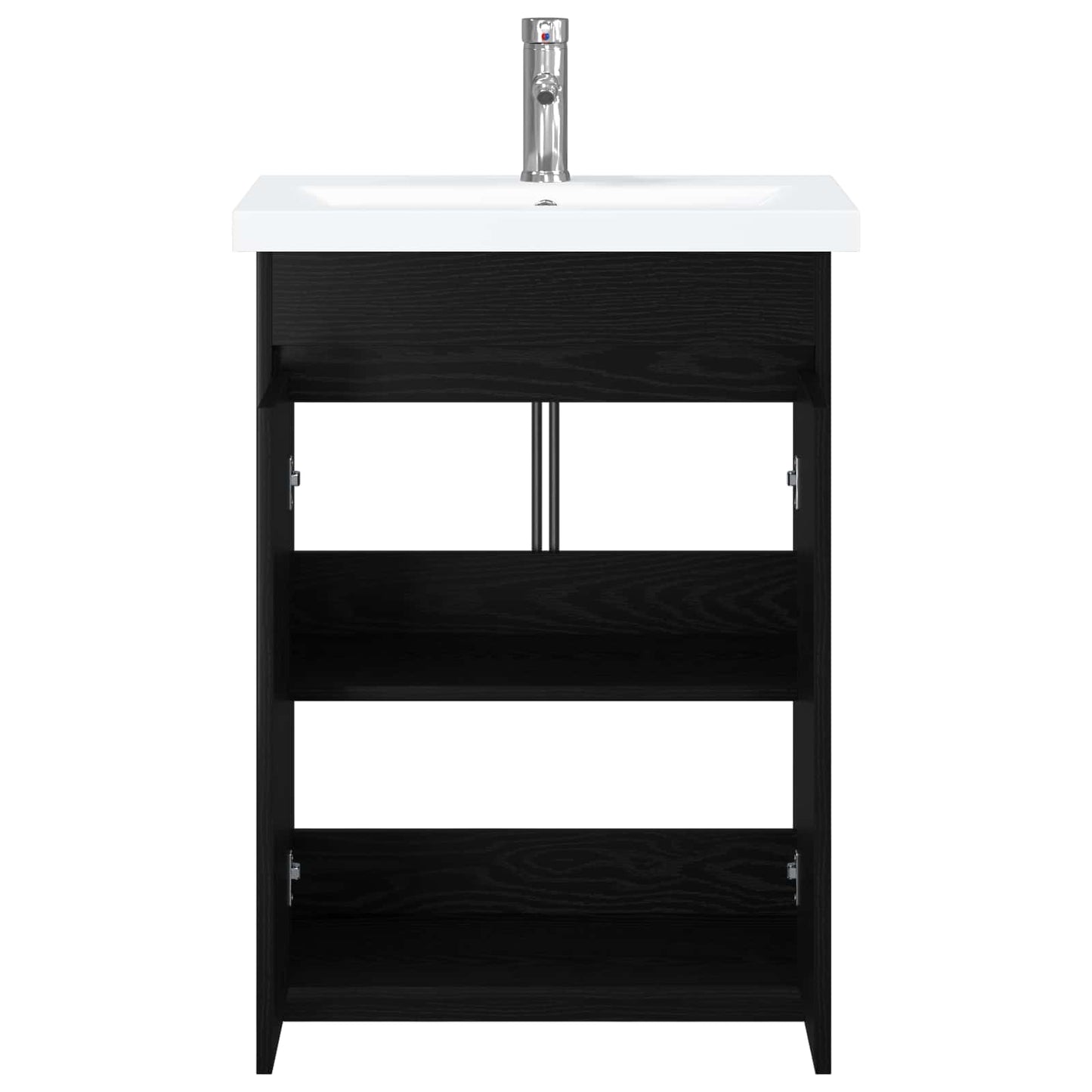 Bathroom Furniture Set Black Oak 81 x 40 x 84.5 cm