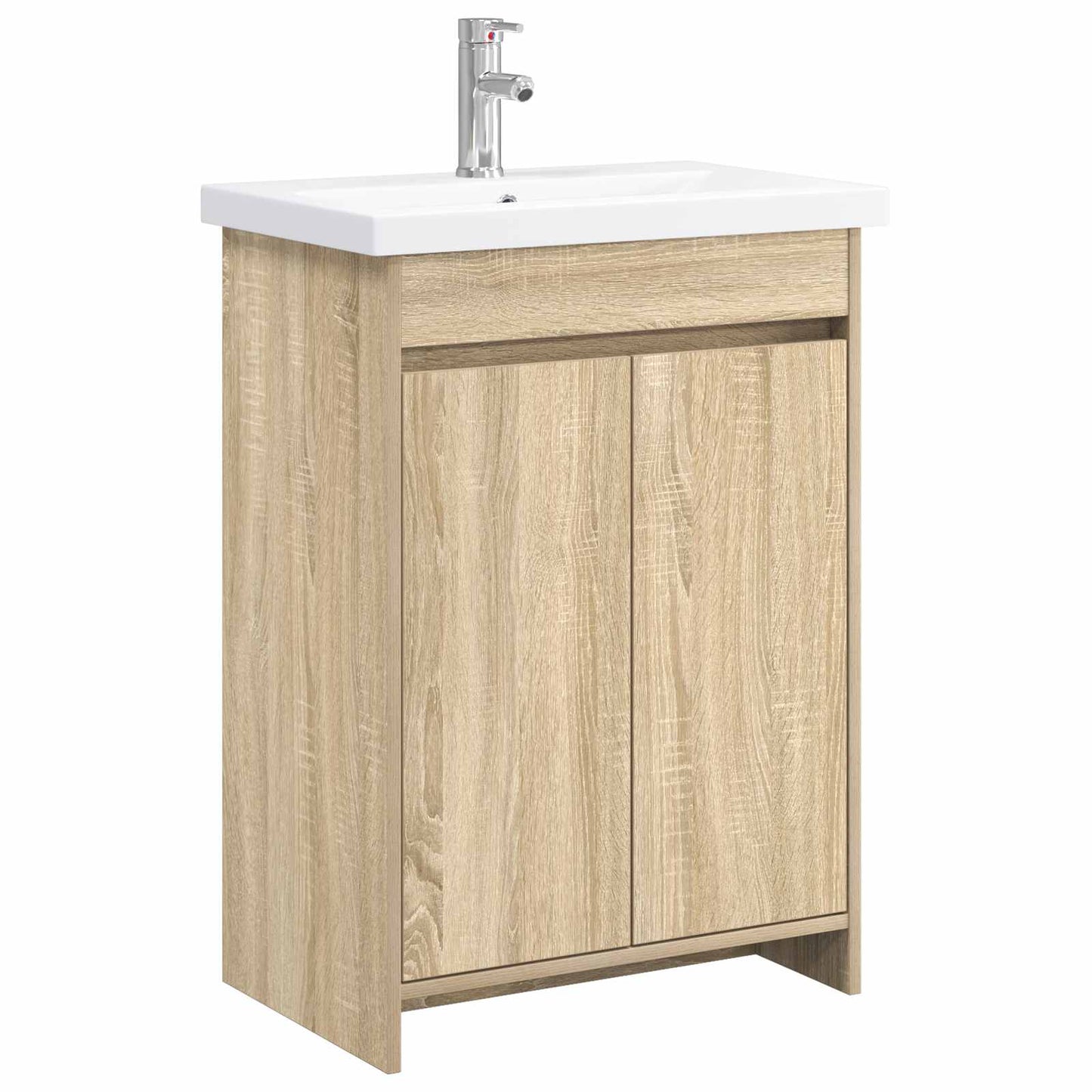 Bathroom Furniture Set Sonoma Oak 81 x 40 x 84.5 cm
