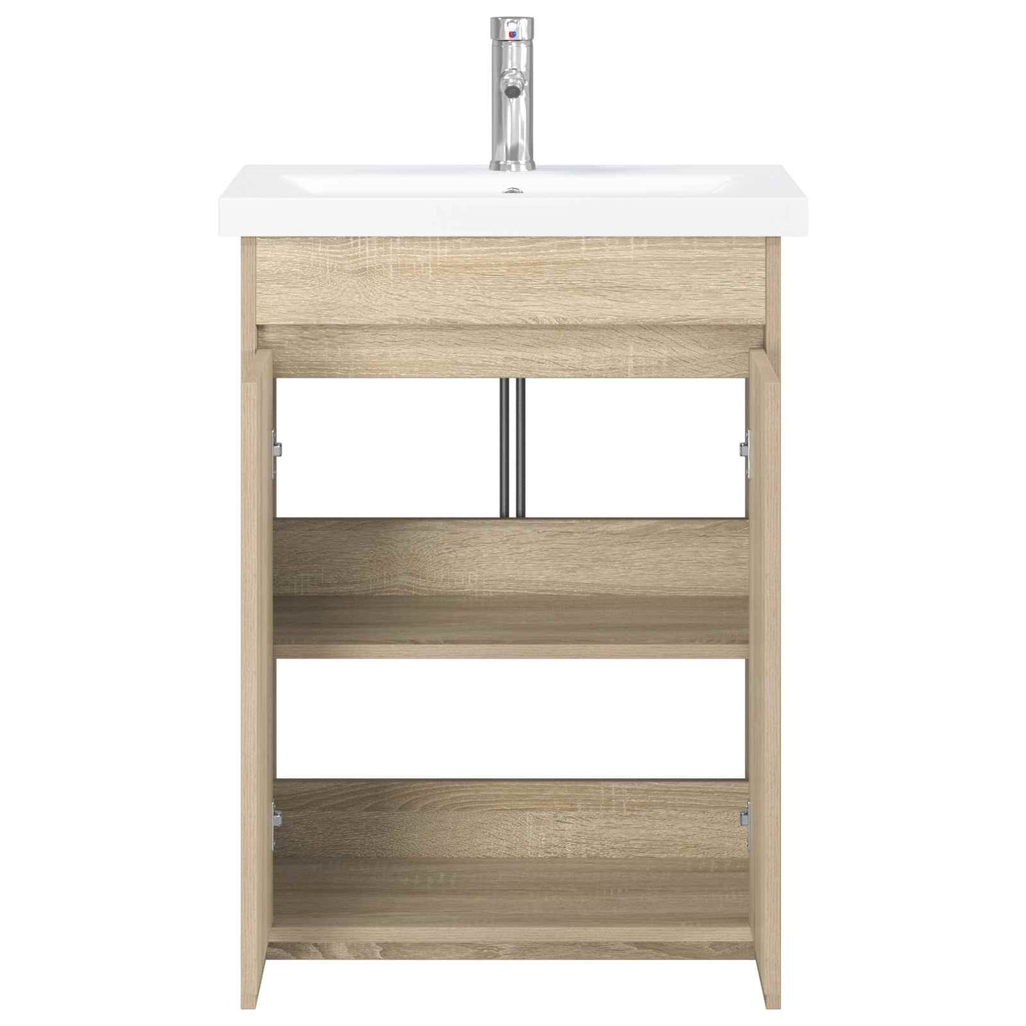 Bathroom Furniture Set Sonoma Oak 81 x 40 x 84.5 cm