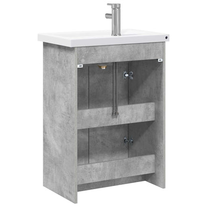 Bathroom Furniture Set Concrete Grey 81 x 40 x 84.5 cm