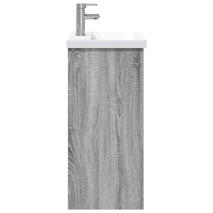 Bathroom Furniture Set Grey Sonoma 81 x 40 x 84.5 cm