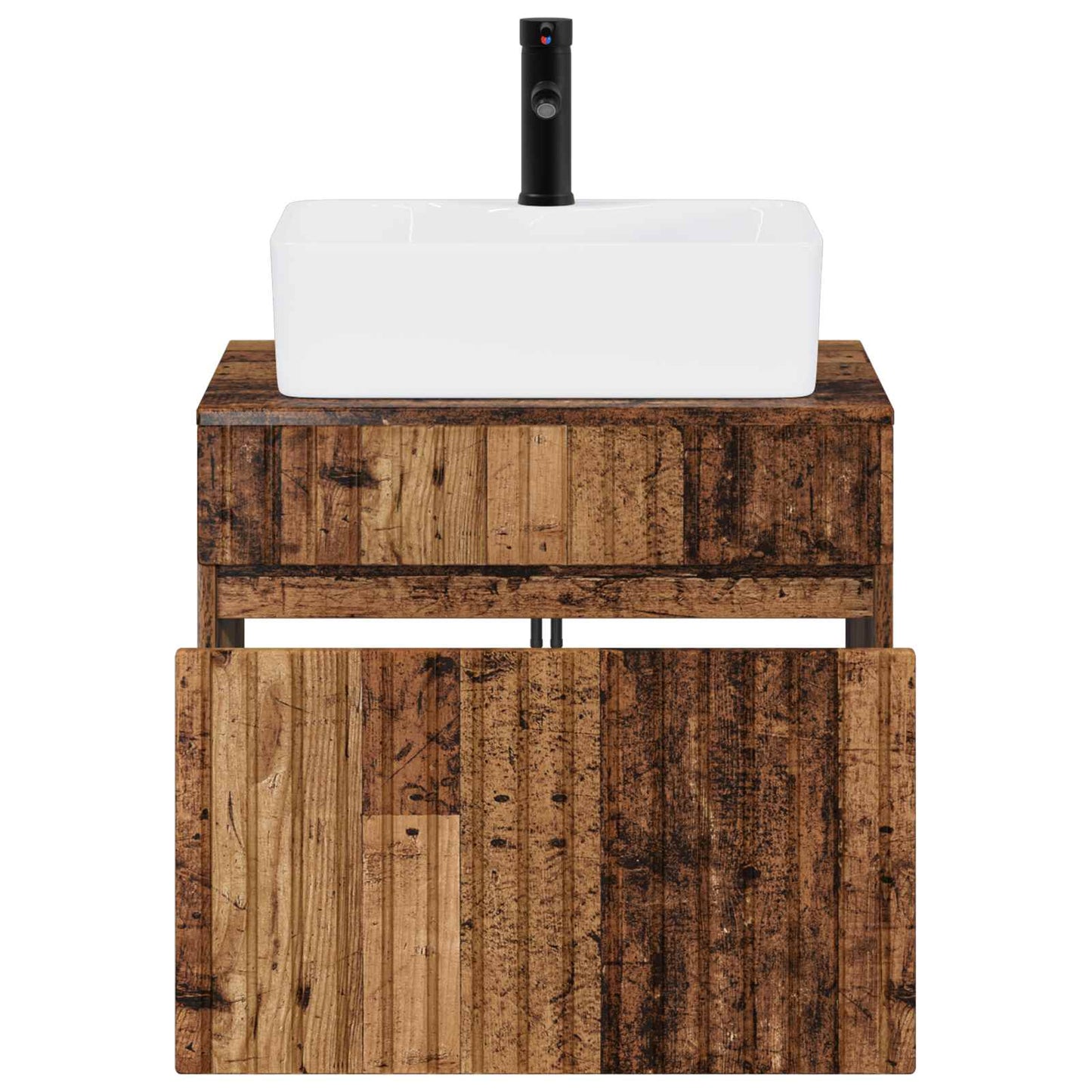 Bathroom Furniture Set Old Wood Engineered Wood
