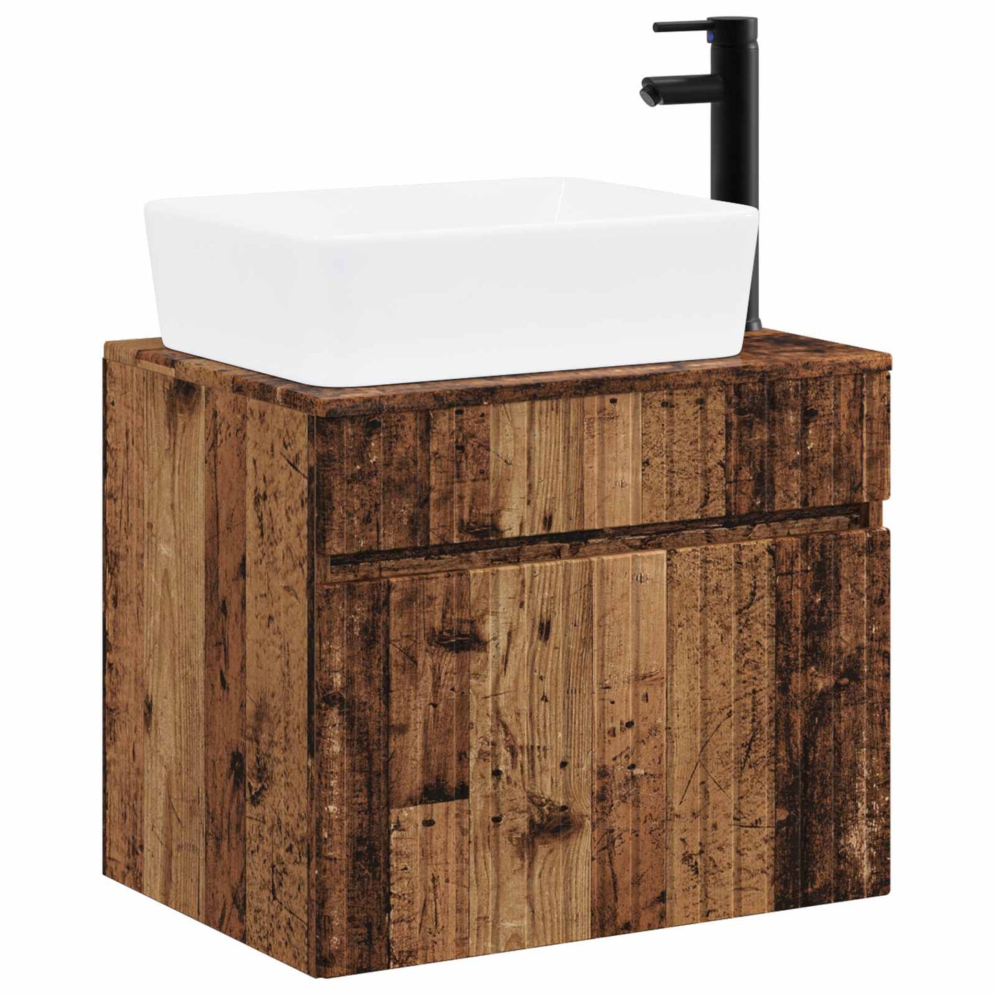 Bathroom Furniture Set Old Wood Engineered Wood