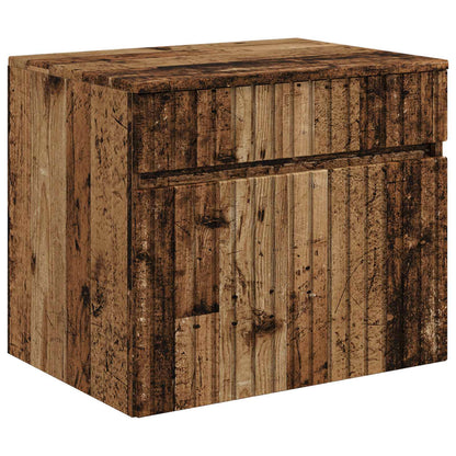 Bathroom Furniture Set Old Wood Engineered Wood