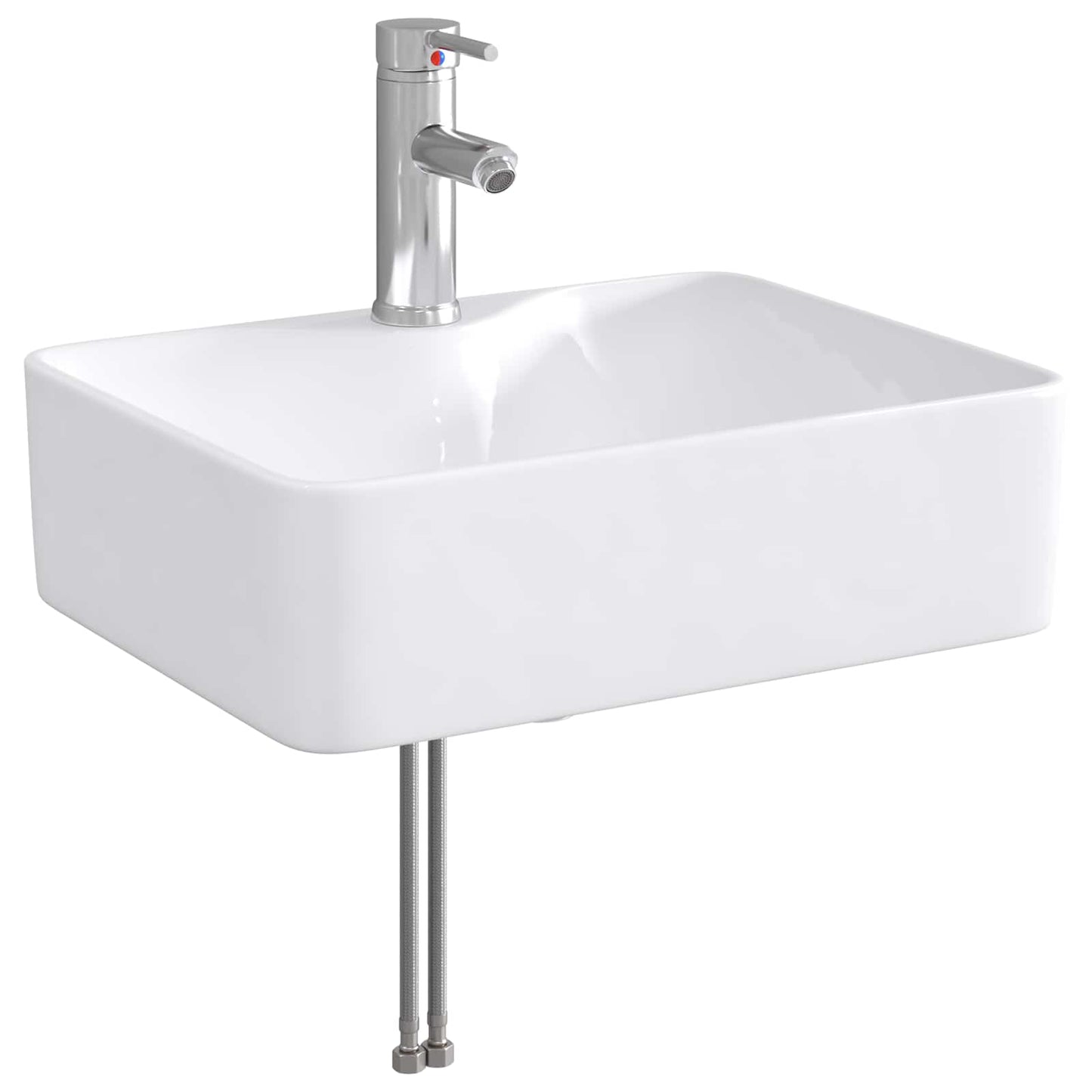 Bathroom Furniture Set Concrete Grey Engineered Wood