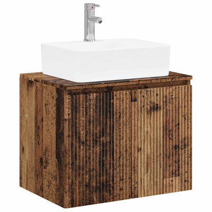 Bathroom Furniture Set Old Wood Engineered Wood