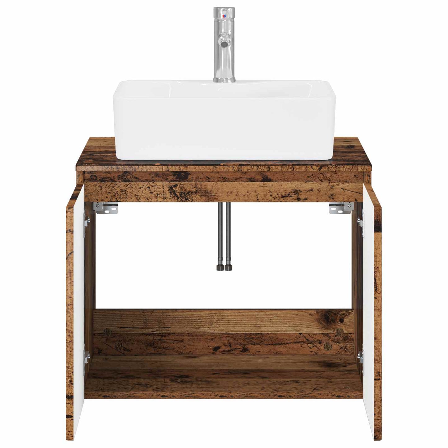 Bathroom Furniture Set Old Wood Engineered Wood