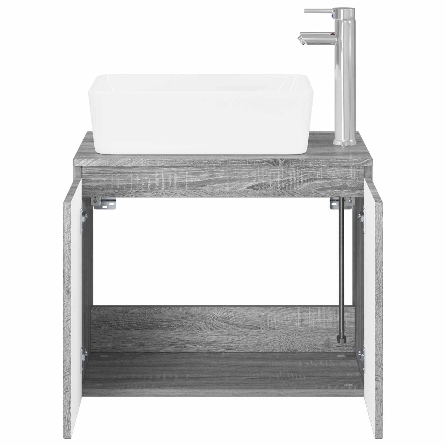 Bathroom Furniture Set Grey Sonoma Engineered Wood