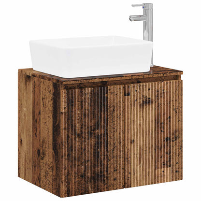 Bathroom Furniture Set Old Wood Engineered Wood
