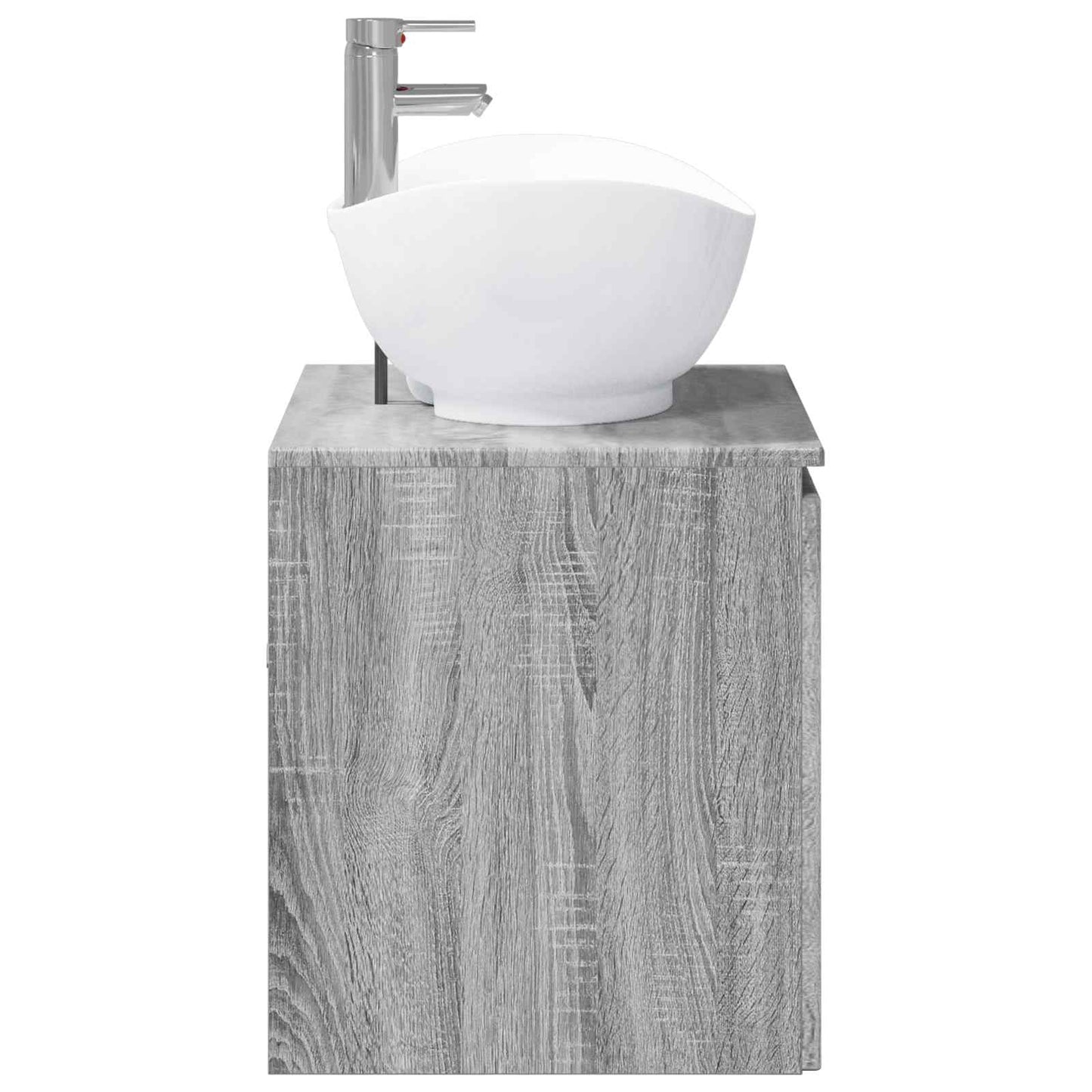 Bathroom Furniture Set Grey Sonoma Engineered Wood