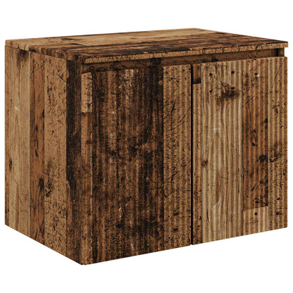 Bathroom Furniture Set Old Wood Engineered Wood