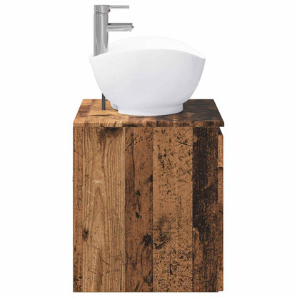Bathroom Furniture Set Old Wood Engineered Wood