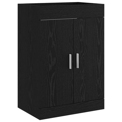 Bathroom Furniture Set Black Oak 61 x 40 x 84.5 cm